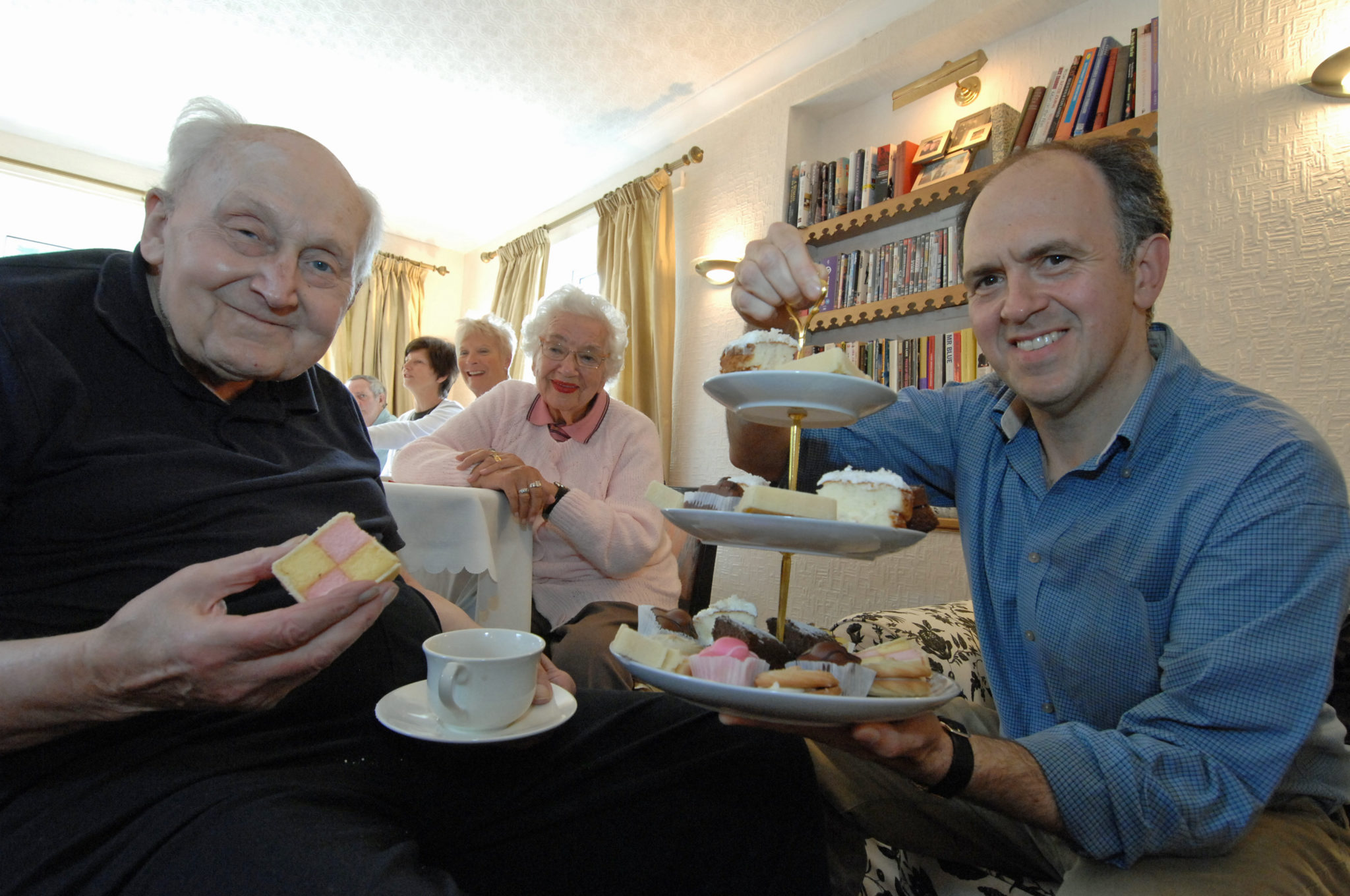 Contact the Elderly Tea party run by volunteers