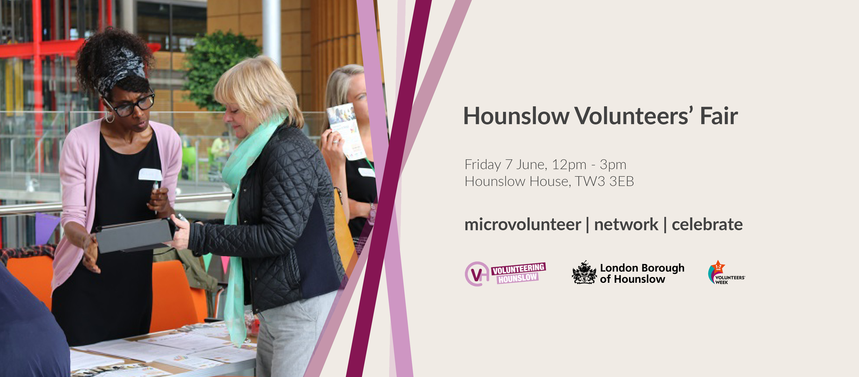 Hounslow Volunteers Fair 2019 Volunteers Week